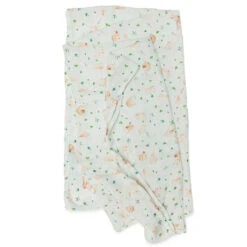 Muslin Swaddle -Tiny Baby Essentials Store LOULOUswaddlebunnymeadow