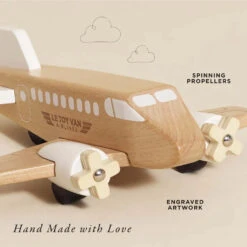 Le Toy Van Wooden Toy Plane -Tiny Baby Essentials Store Le Toy Van Wooden Plane wooden vehicle Toys