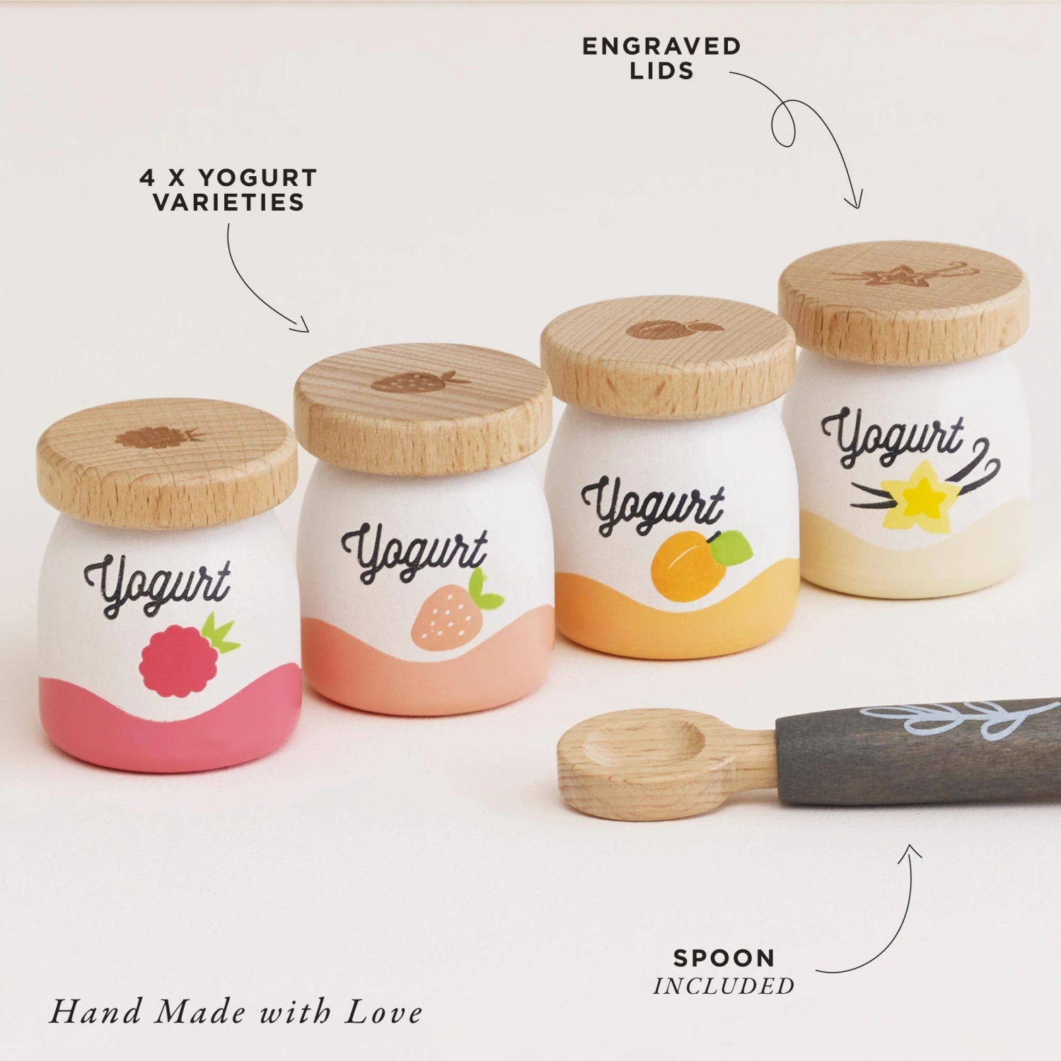 Le Toy Van Yogurt Play Food Pack 2 Le Toy Van Yogurt Play Food Pack - Image 2