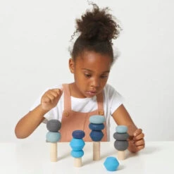 Stacking Trees 13 Stacking Trees -Tiny Baby Essentials Store Lubulona winter stacking trees wooden toys