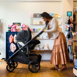 UPPAbaby Mesa V2 Infant Car Seat + Base -Tiny Baby Essentials Store MESA22 JKE onVISTAV2 249 1800x1200 e660531