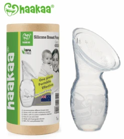 Haakaa Gen 1 Silicone Pump With Silicon Lid 1 Set 10 Haakaa Gen 1 Silicone Pump With Silicon Lid 1 Set -Tiny Baby Essentials Store MHK062 Package