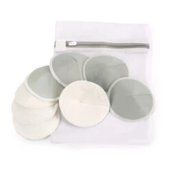 Haakaa All-Day Reusable Nursing Pad Set With Washing Bag, 8 Ct