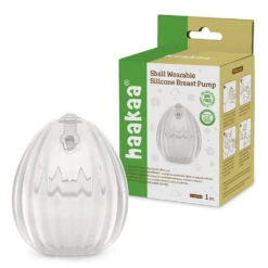 Haakaa Shell Wearable Silicone Breast Pump -Tiny Baby Essentials Store MHK182 75mlx1PKG