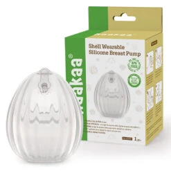 Haakaa Shell Wearable Silicone Breast Pump -Tiny Baby Essentials Store MHK184 120mlx1PKG