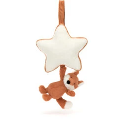 JELLYCAT Musical Pull -Tiny Baby Essentials Store MP4FXC Bashful Fox Musical Pull 7