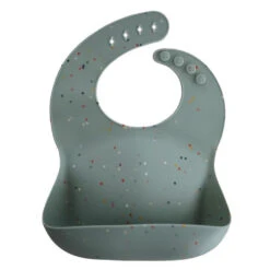 Mushie Silicone Bib -Tiny Baby Essentials Store MUSHIEsiliconebibcambridgeblueconfetti e13d4985 01d3 411b b058 4abd50a18765