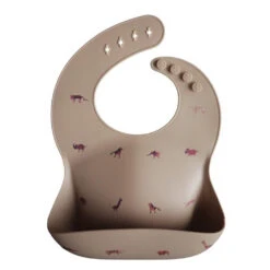 Mushie Silicone Bib -Tiny Baby Essentials Store MUSHIEsiliconebibsafaritan 4c9ab39f 7661 4c80 aa1a 0ab8f8003aaa