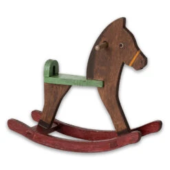 Maileg Mouse Rocking Horse | Dark Brown