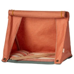 Maileg Happy Camper Mouse Tent 19 Maileg Happy Camper Mouse Tent -Tiny Baby Essentials Store Maileg Mice happy camper tent orange