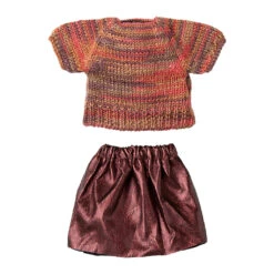 Maileg Mum Mouse Clothes 29 Maileg Mum Mouse Clothes -Tiny Baby Essentials Store Maileg mum mouse outfit skirt and knitted shirt set