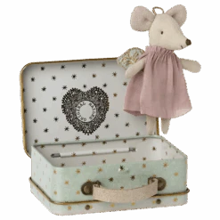 Maileg Angel Mouse In Suitcase