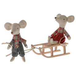 Maileg Mouse Sled -Tiny Baby Essentials Store Mouse Sled 2