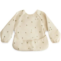 Mushie Long Sleeve Bib -Tiny Baby Essentials Store Mushie Long Sleeve Bib Bees