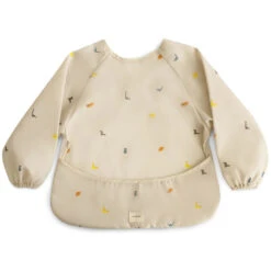 Mushie Long Sleeve Bib -Tiny Baby Essentials Store Mushie Long Sleeve Bib Dinos