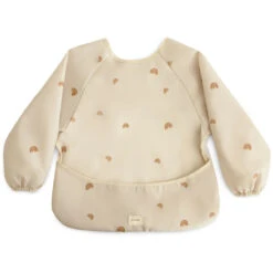 Mushie Long Sleeve Bib -Tiny Baby Essentials Store Mushie Long Sleeve Bib Rainbows