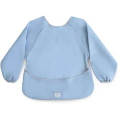 Mushie Long Sleeve Bib -Tiny Baby Essentials Store Mushie Long Sleeve Bib Tradewinds