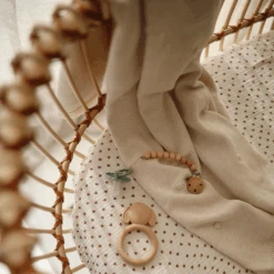 Mushie Baby Blanket | Textured Dots 35 Mushie Baby Blanket | Textured Dots -Tiny Baby Essentials Store Mushiewhitedotbbbaby1