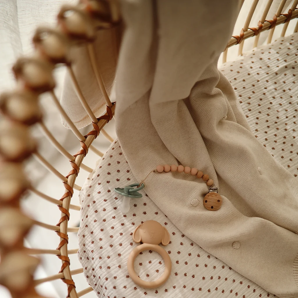 Mushie Baby Blanket | Textured Dots 16 Mushie Baby Blanket | Textured Dots - Image 16