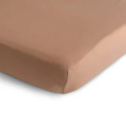 Mushie Stretchy Crib Sheet 29 Mushie Stretchy Crib Sheet -Tiny Baby Essentials Store Natural Stretchy Crib Sheet Bed scaled 1