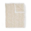 Cotton Muslin Quilted Throw - Adobe Checker