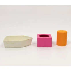 Upcycled Boat -Tiny Baby Essentials Store Oli Carol upcycled bath toys orange boats for toddlers