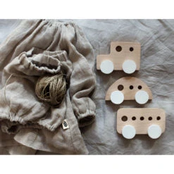 Retro 70's Wooden Cars 3-Pack