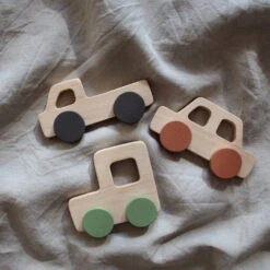 Retro 80's Wooden Cars 3-Pack