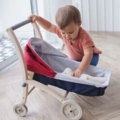 Plantoys Baby Doll Stroller 10 Plantoys Baby Doll Stroller -Tiny Baby Essentials Store PLANTOYS 3496 dollstrolleralt4