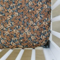 Muslin Crib Sheet | Venetian Floral