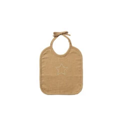 Woven Tie Bib | Honey