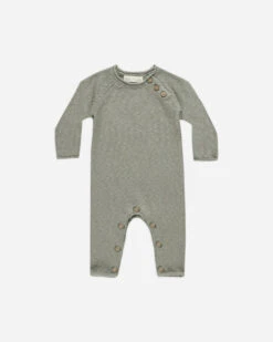 Cozy Heather Knit Jumpsuit -Tiny Baby Essentials Store QM275KULM BASIL 1 59564426 f478 4776 a968 cafd83d79570