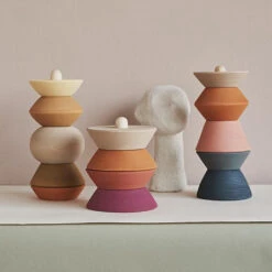 Small Sculpture Stacking Tower 7 Small Sculpture Stacking Tower -Tiny Baby Essentials Store RADUGAGREZstackingtowersmallsculpturealt2