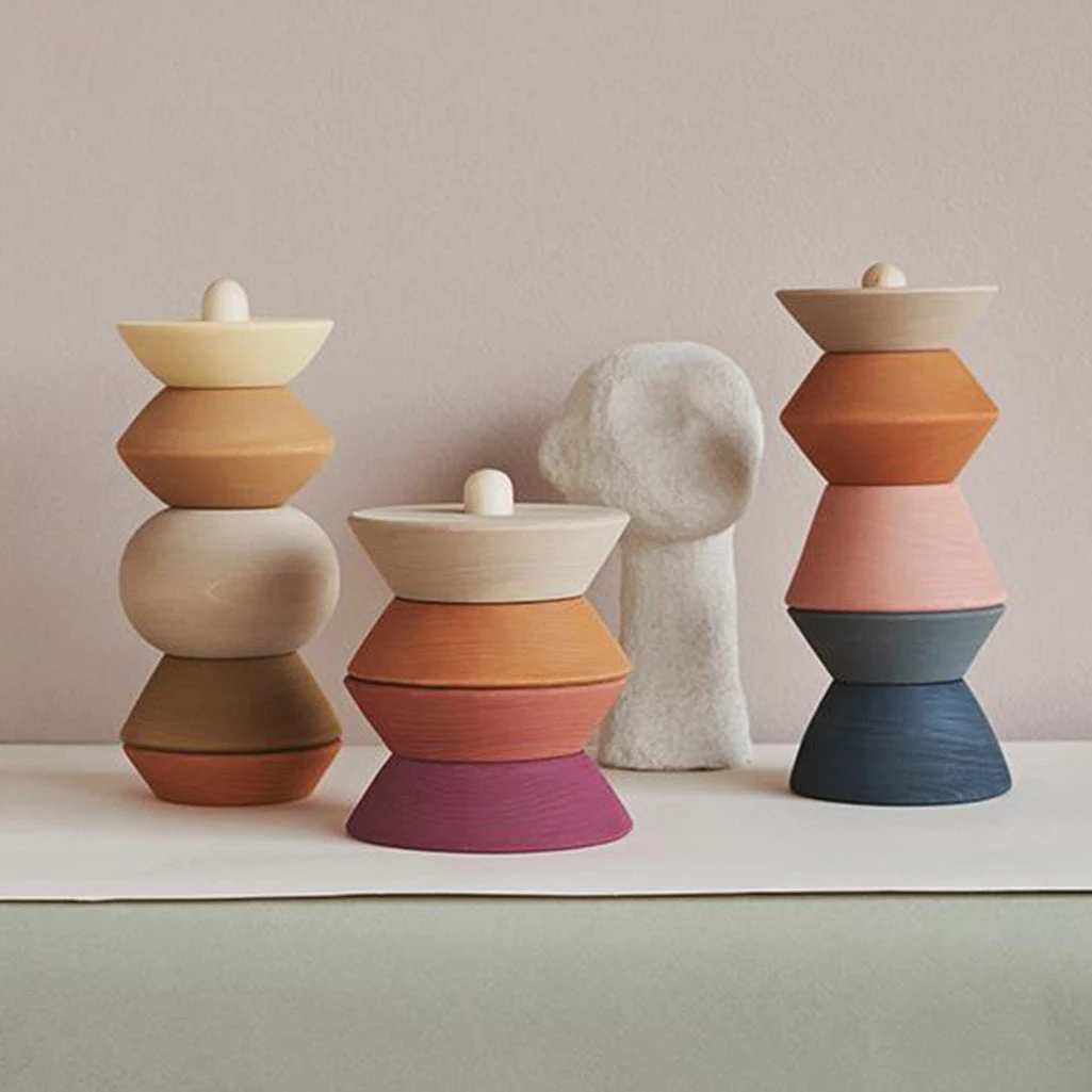 Small Sculpture Stacking Tower 4 Small Sculpture Stacking Tower - Image 4