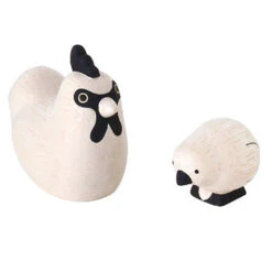 Wooden Animal Family Sets -Tiny Baby Essentials Store ROOSTER FAMILY