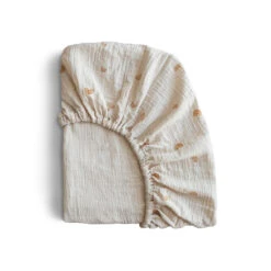 Mushie Mini Crib Sheet 22 Mushie Mini Crib Sheet -Tiny Baby Essentials Store Rainbow MiniCribSheet Folded1