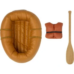 Maileg Rubber Boat -Tiny Baby Essentials Store RubberBoatDustyYellow2