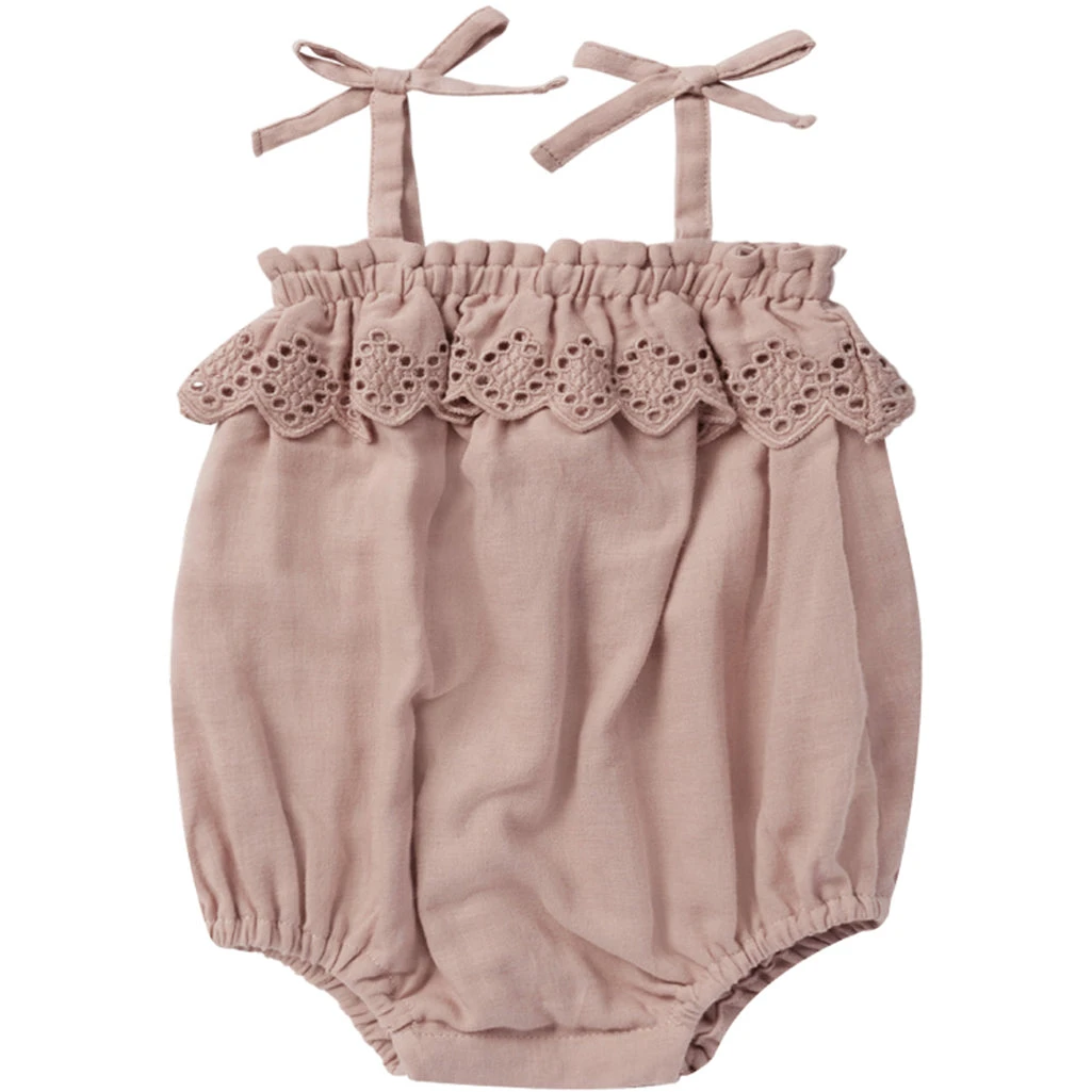 Ruffle Romper | Mauve 1 Ruffle Romper | Mauve
