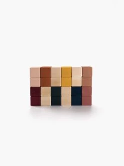 Wooden Block Set 12 Wooden Block Set -Tiny Baby Essentials Store SABO MULTICOLOR BLOCKS