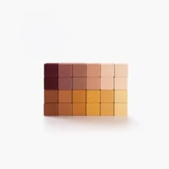 Wooden Block Set 14 Wooden Block Set -Tiny Baby Essentials Store SABO wooden blocks marsala