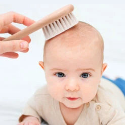 Haakaa Goats Wool Wooden Baby Brush & Comb Set -Tiny Baby Essentials Store SGE012 3