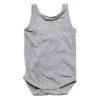 Sleeveless Onesie | Grey Melange