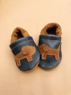 Baby Leather Shoes With Design -Tiny Baby Essentials Store SKnavydoggies