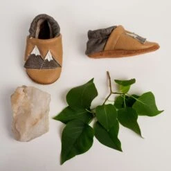 Baby Leather Shoes With Design -Tiny Baby Essentials Store SKtanmountains