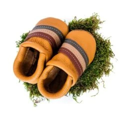 Baby Leather Shoes With Design -Tiny Baby Essentials Store STARRYKNIGHThoneystripe