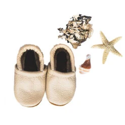 Baby Leather Moccasins -Tiny Baby Essentials Store STARRYKNIGHTmoccasinslinen