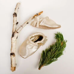 Baby Leather Moccasins -Tiny Baby Essentials Store STARRYKNIGHTmoccasinsplatinum