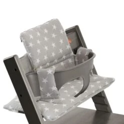 Stokke Tripp Trapp Cushion -Tiny Baby Essentials Store STOKKEttcushiongreystar
