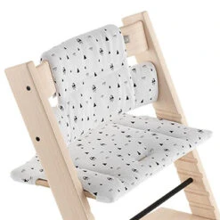 Stokke Tripp Trapp Cushion -Tiny Baby Essentials Store STOKKEttcushionwhitemountains