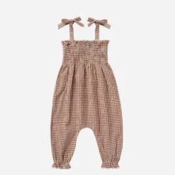 Sawyer Jumpsuit | Redwood Gingham